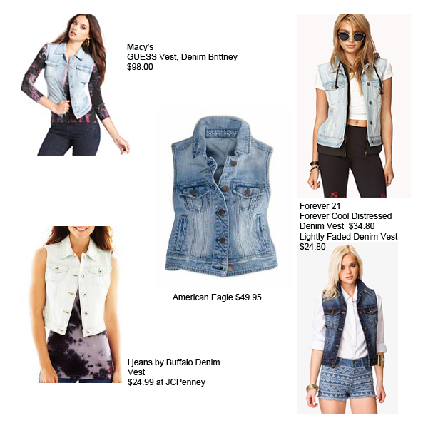 denim vest